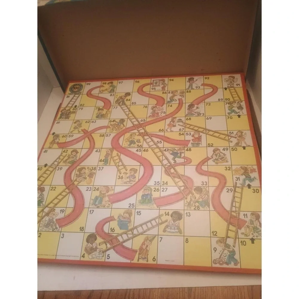 1979 Chutes And Ladders Board Game
